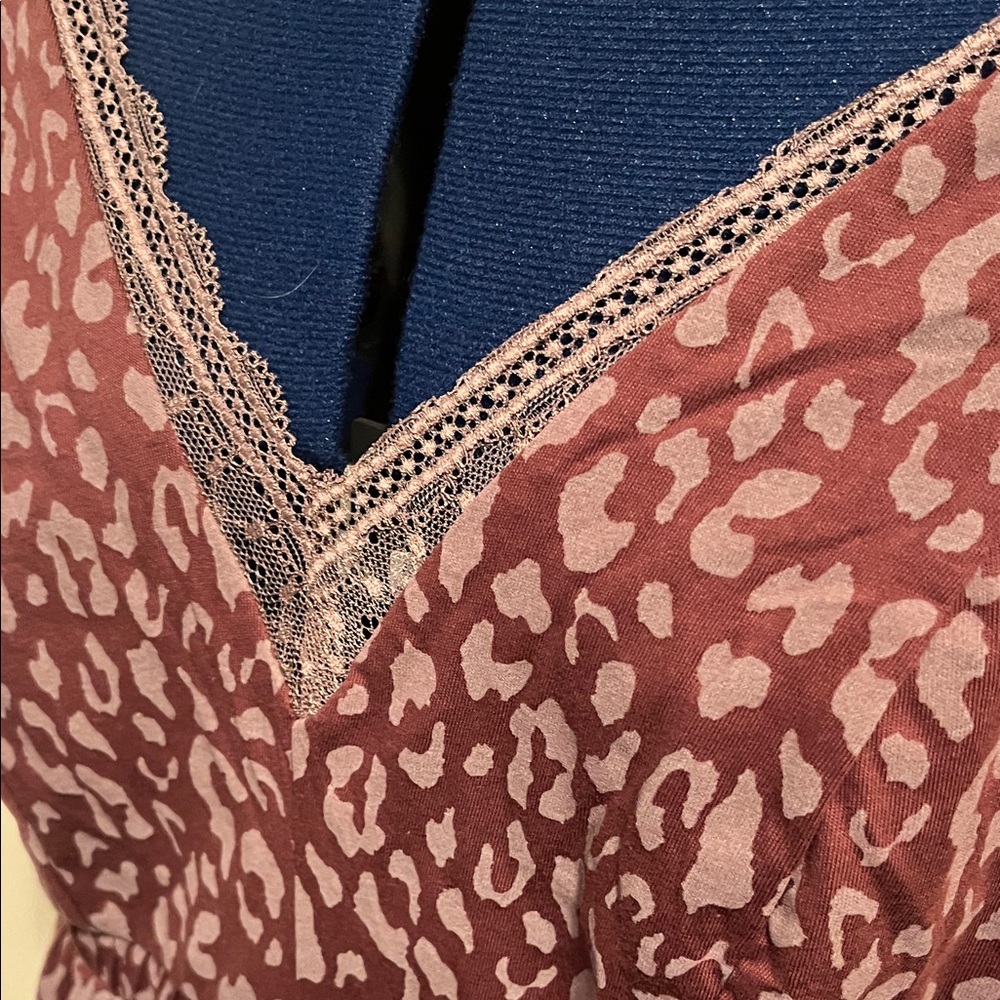 Sleep by Cacique - Purple Animal Print Night Sleep Dress Size 14/16. NWT - Picture 5 of 13